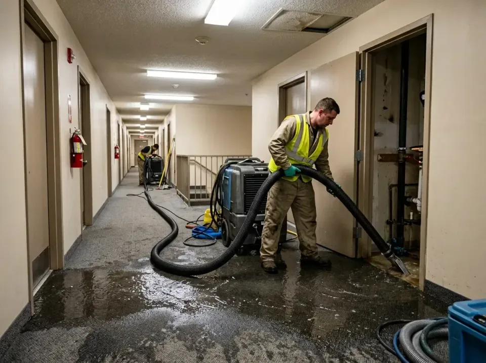 multi-unit-apartment-hallway-f-005 — frequently asked questions, Emergency Burst Pipe Water Extraction & Removal in South Cr…